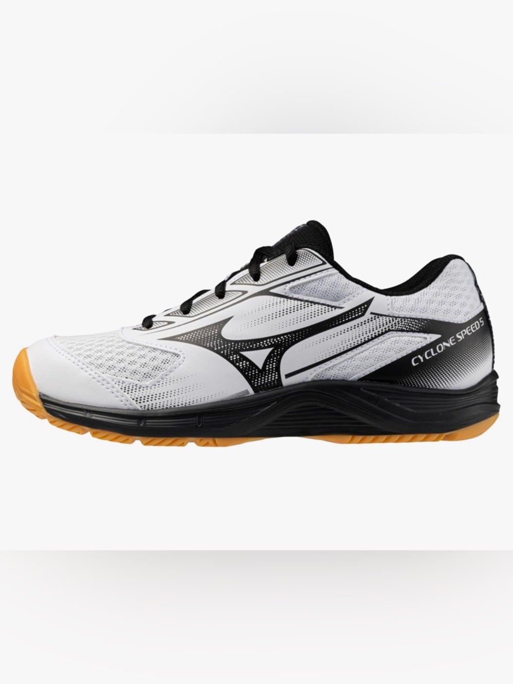 Mizuno Women’s Cyclone Speed 3 White, Black & Gum Volleyball Shoe Size 9.5 NWT